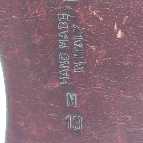 Vintage Crocodile Bruno Magli Italy Mens 13M Brown Dress Shoes Luxury Oxfords - Picture 10 of 13